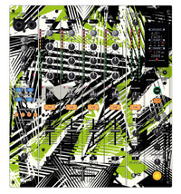 Pioneer DJ DJM 800 Skin Spike Green