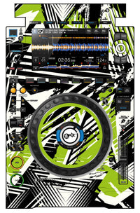 Pioneer DJ CDJ 3000 Skin Spike Green