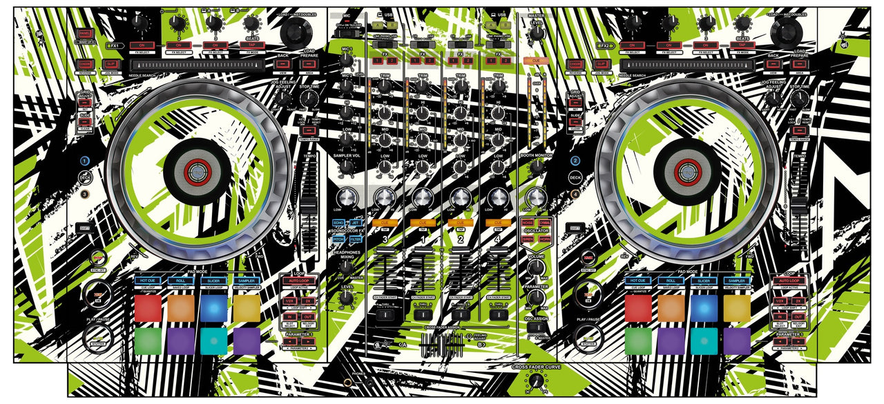 Pioneer DJ DDJ SZ Skin Spike Green