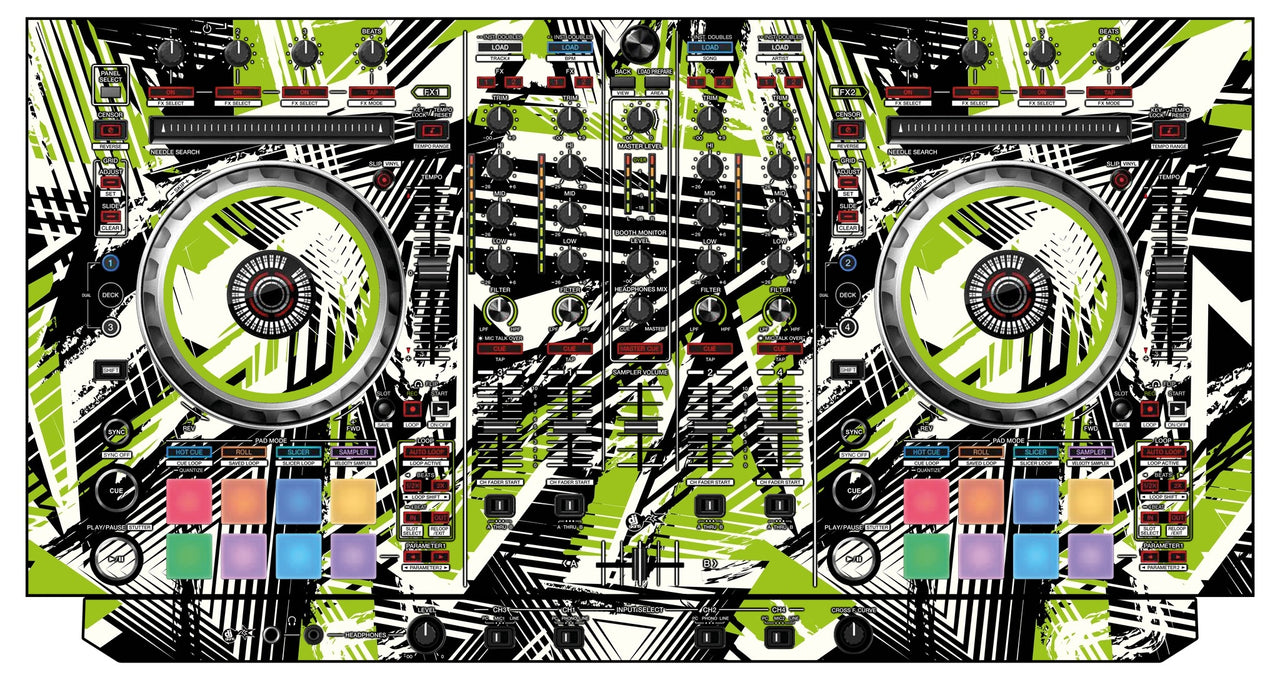 Pioneer DJ DDJ SX 2 Skin Spike Green