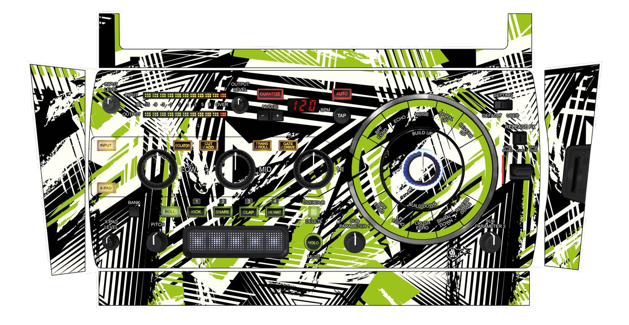 Pioneer DJ RMX 1000 Skin Spike Green