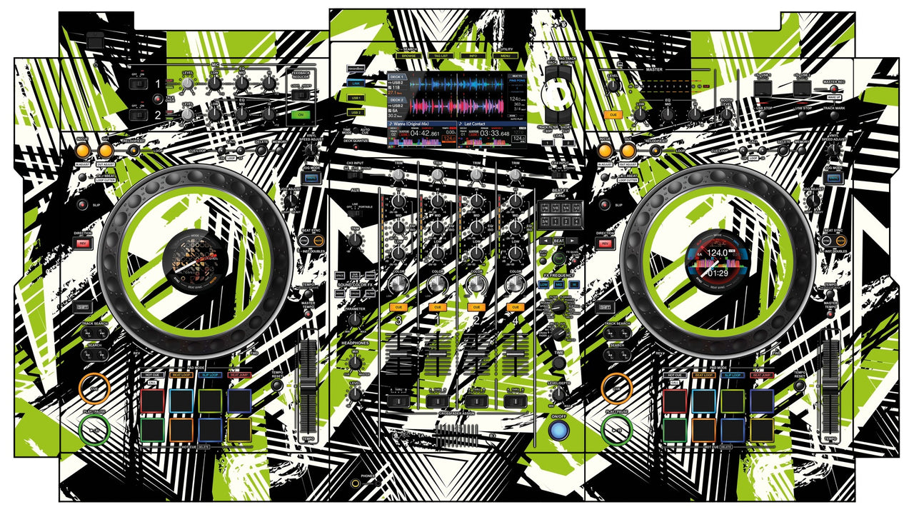 Pioneer DJ XDJ XZ Skin Spike Green