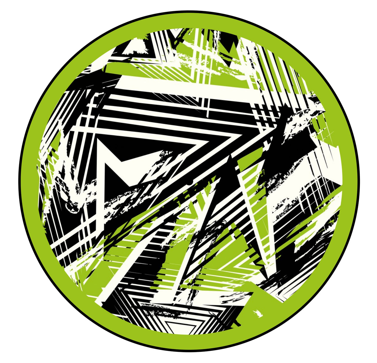 Universal Slipmat 12 Inch Skin Spike Green
