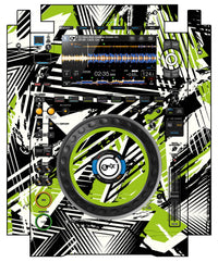 Pioneer DJ CDJ 3000 incl. SIDES Skin Spike Green