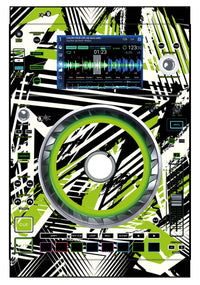 Denon DJ SC 5000 Skin Spike Green