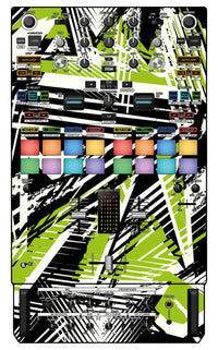 Pioneer DJ DJM S7 Skin Spike Green