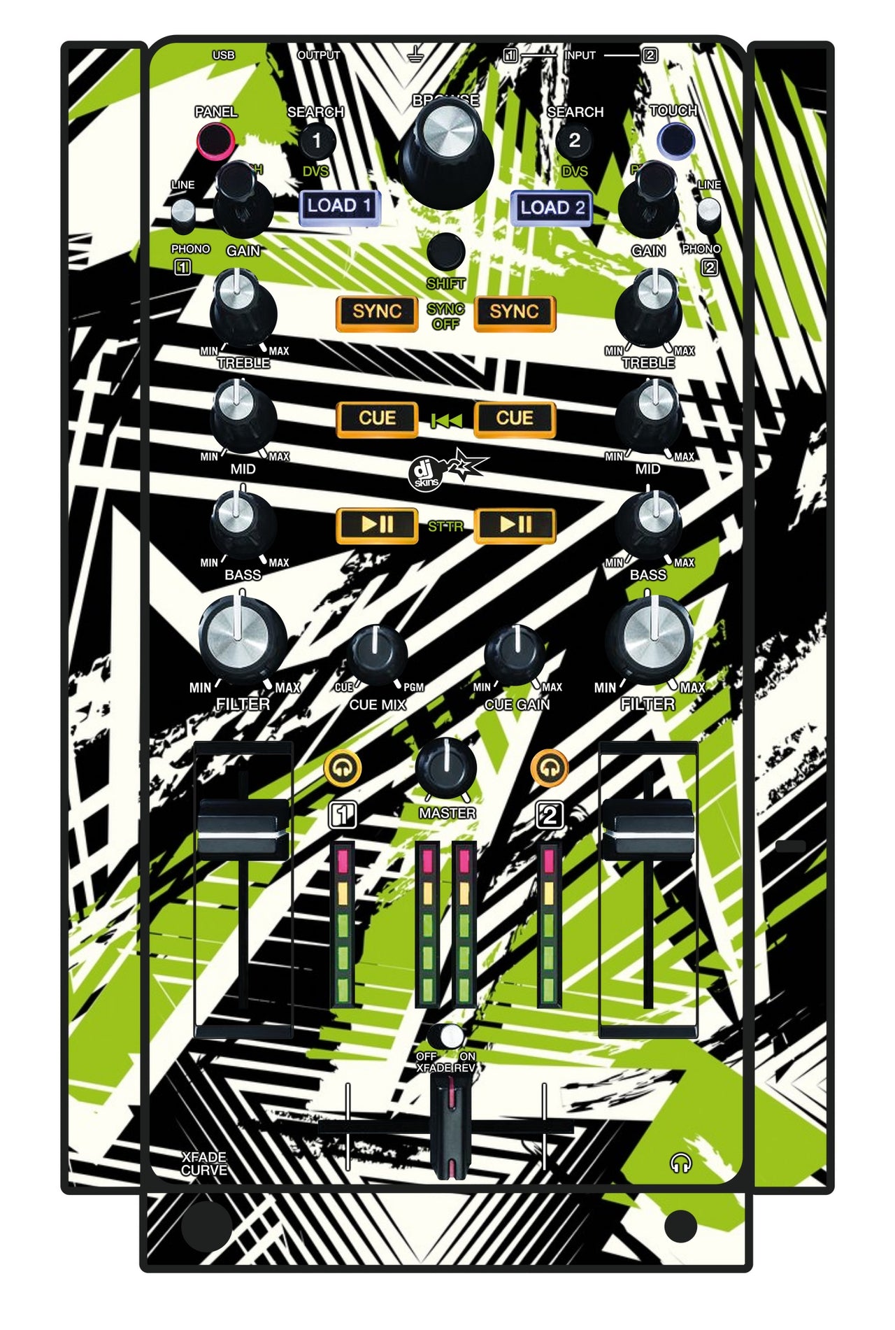 Akai Pro AMX Skin Spike Green