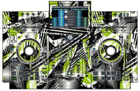 Denon DJ PRIME 4 Skin Spike Green