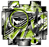 Numark PT 01 incl. Sides Skin Spike Green