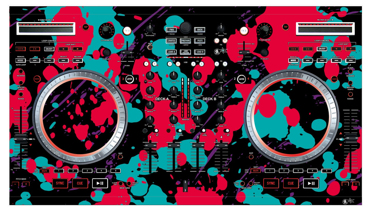 Numark NS 6 Skin Splatfest