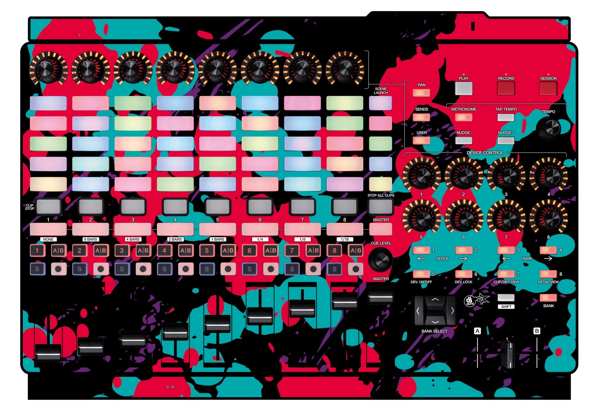 Akai Pro APC 40 MK2 Skin Splatfest