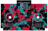 Denon DJ PRIME 4 Skin Splatfest