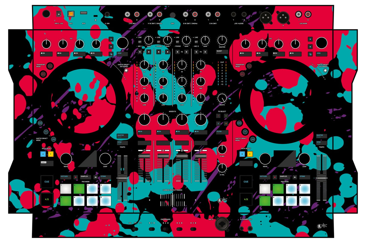 Native Instruments S4 MK3 Skin Splatfest