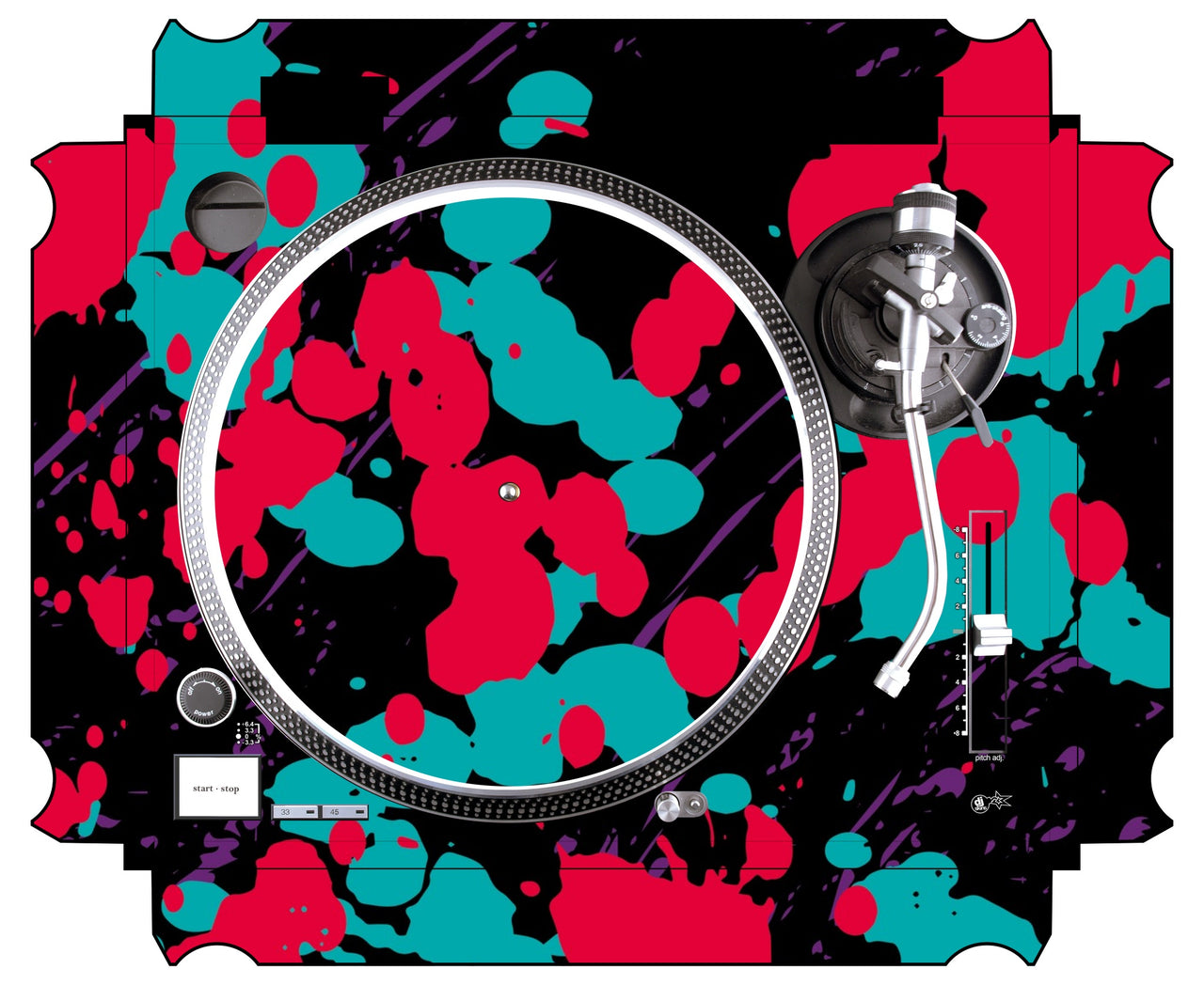 Technics 1200 / 1210 MK2 Skin Splatfest