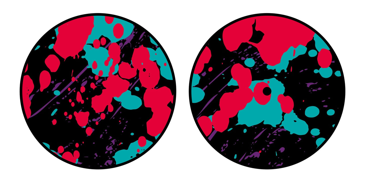 Universal Vinyl Labelsticker (12.5 cm - LARGE) Skin Splatfest