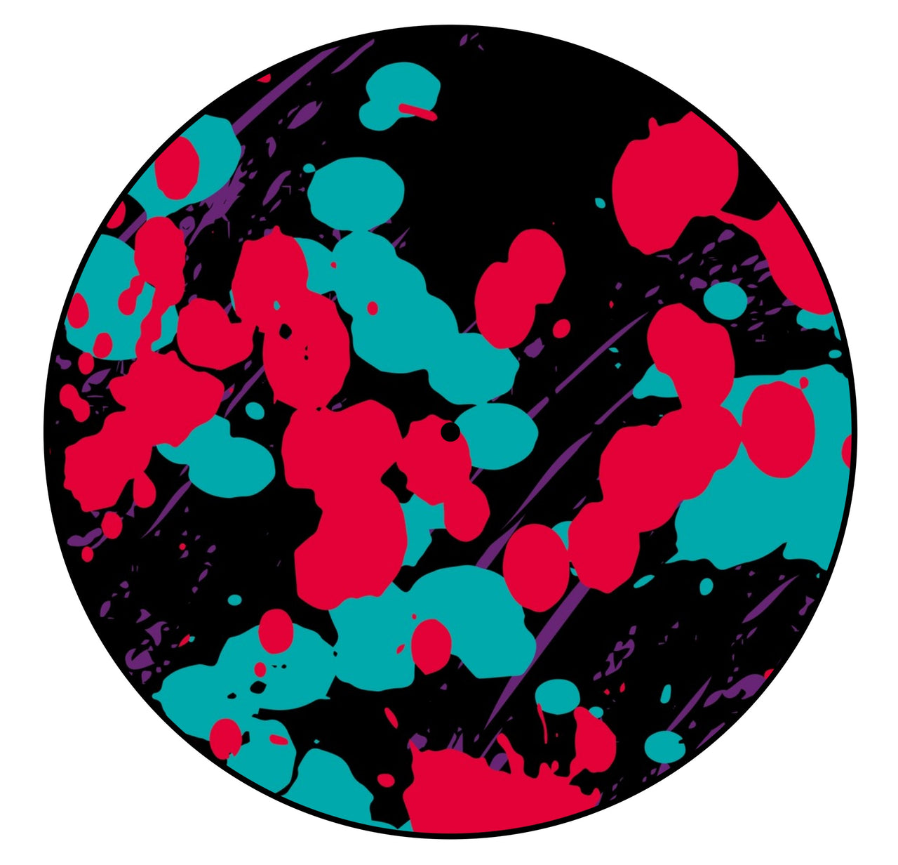 DJ Skins® Universal Slipmat 12 Inch Skin Splatfest