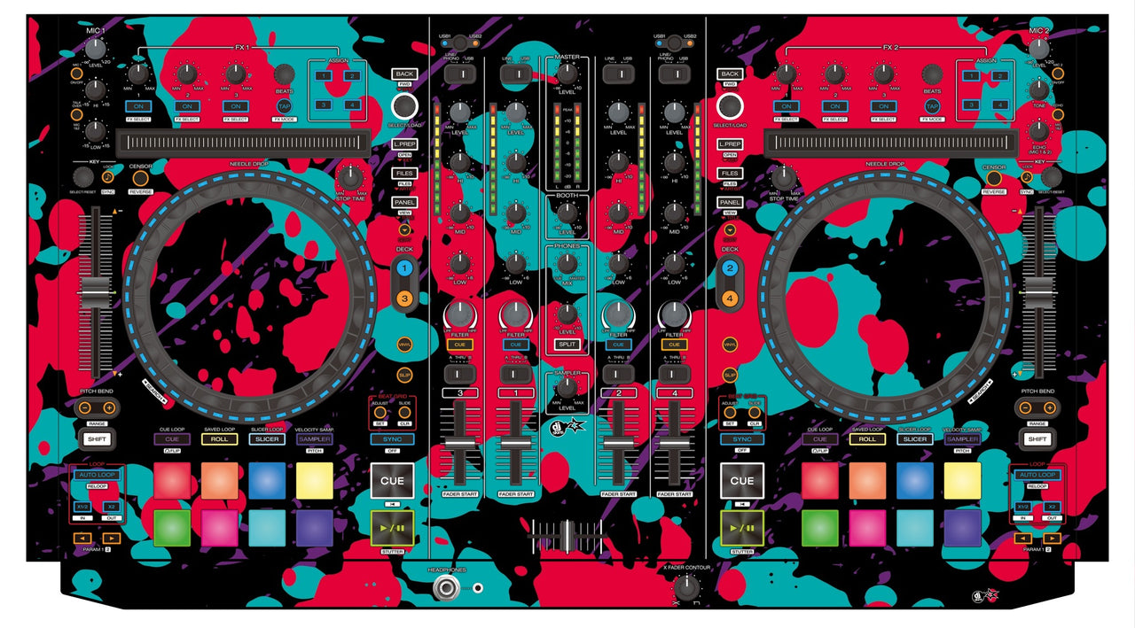Denon DJ MC 7000 Skin Splatfest