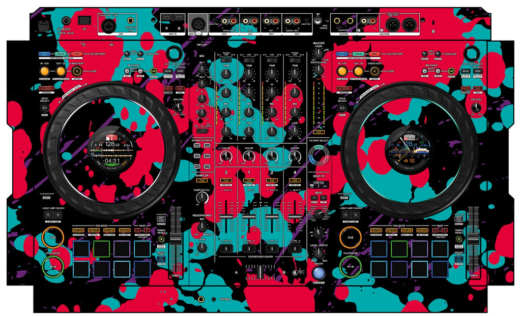 Pioneer DJ DDJ FLX10 Skin Splatfest