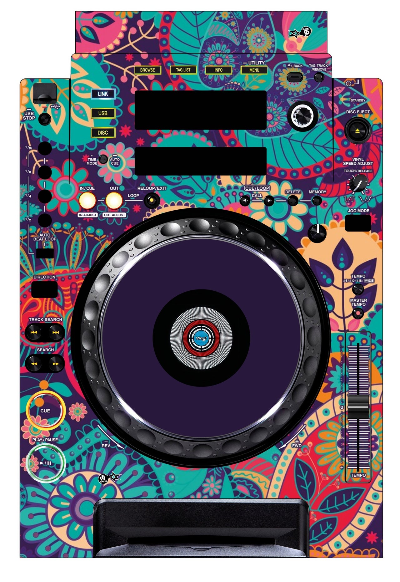 Pioneer DJ CDJ 900 Skin Springinsfeld
