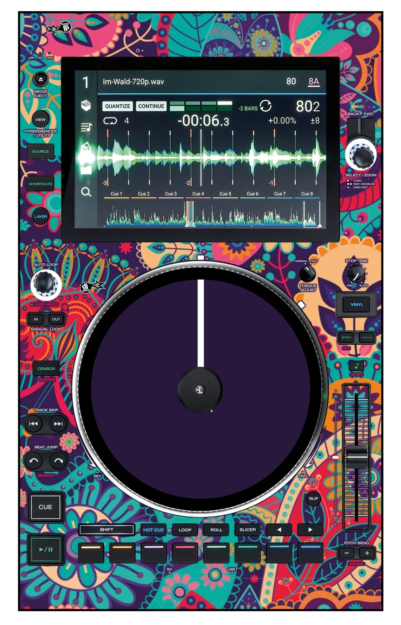 Denon DJ SC 6000 M Skin Springinsfeld