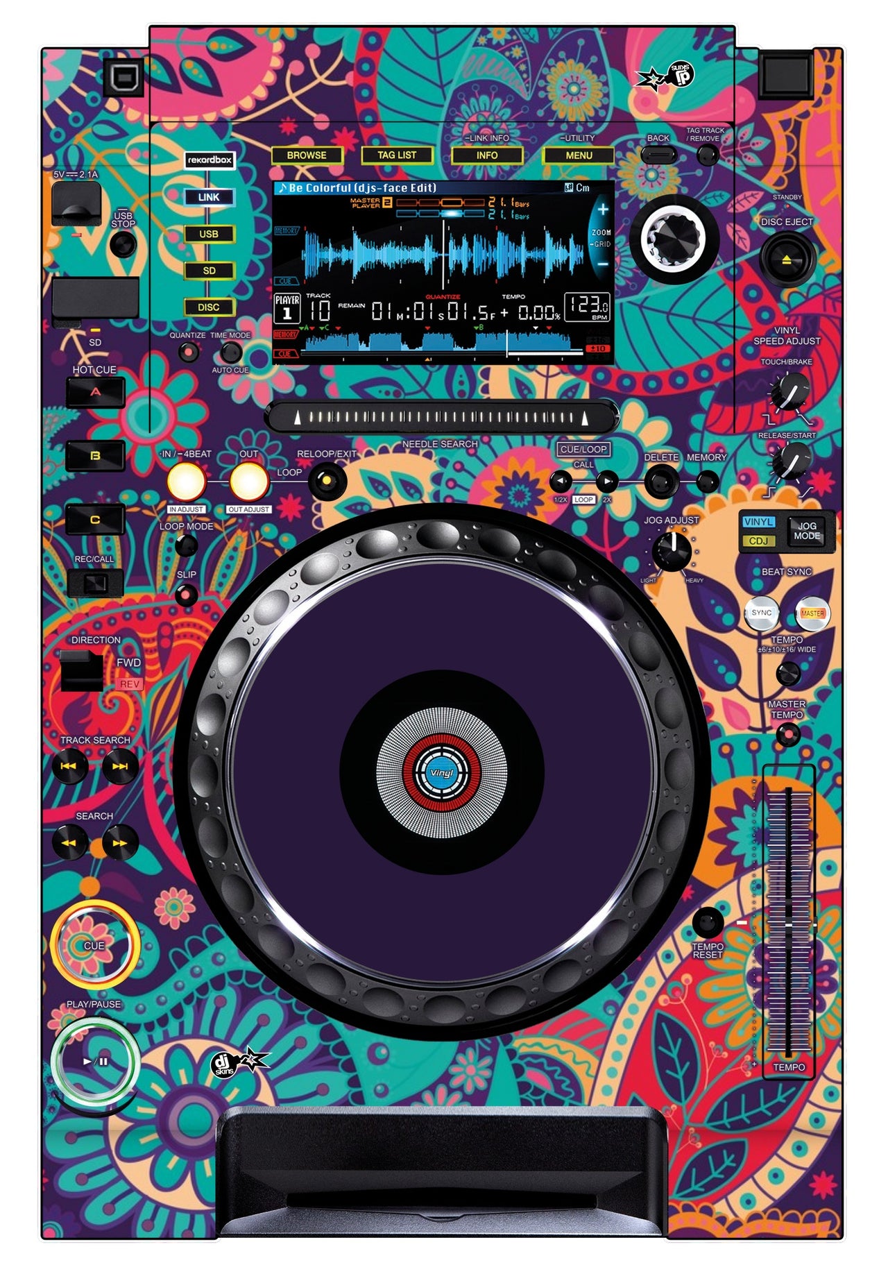 Pioneer DJ CDJ 2000 NEXUS Skin Springinsfeld