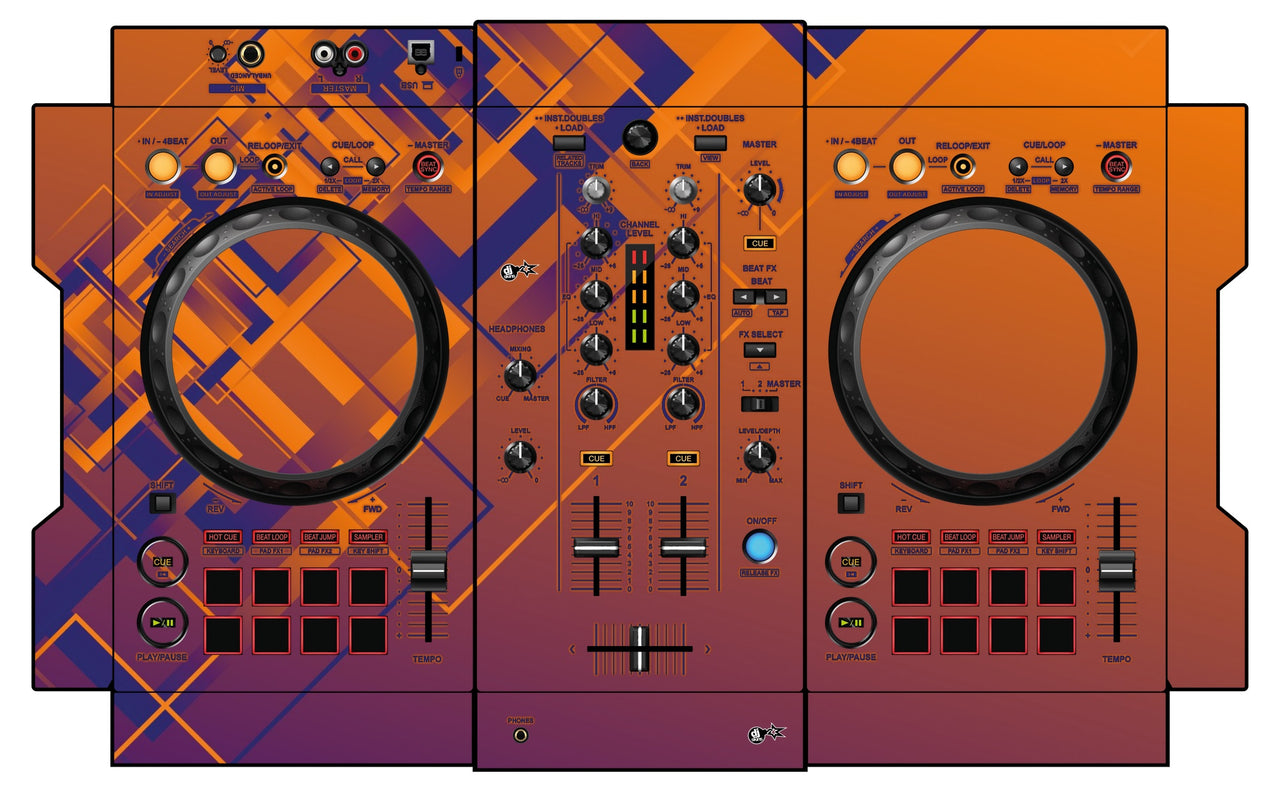 Pioneer DJ DDJ 400 Skin Squared Hollow