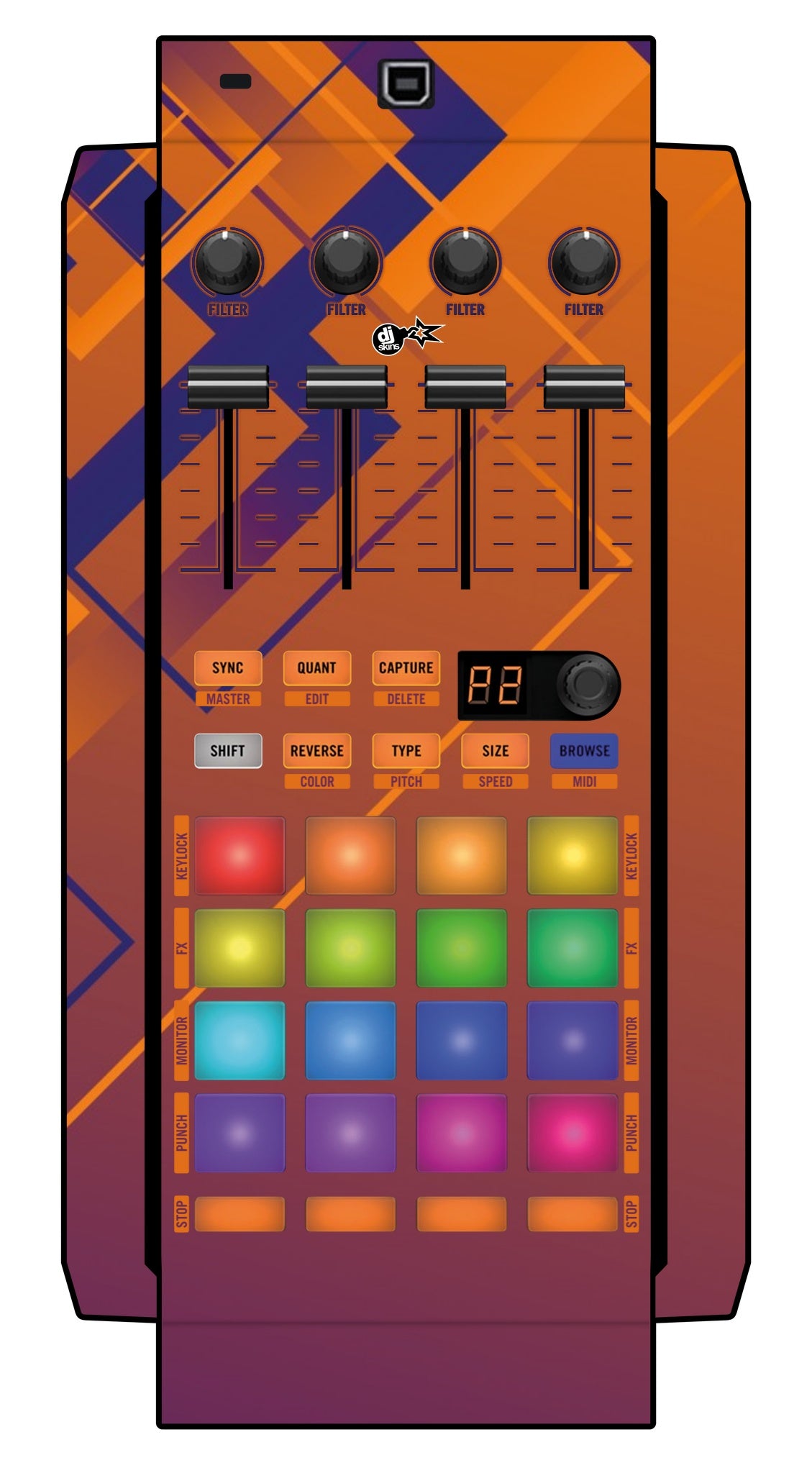 Native Instruments F1 Skin Squared Hollow