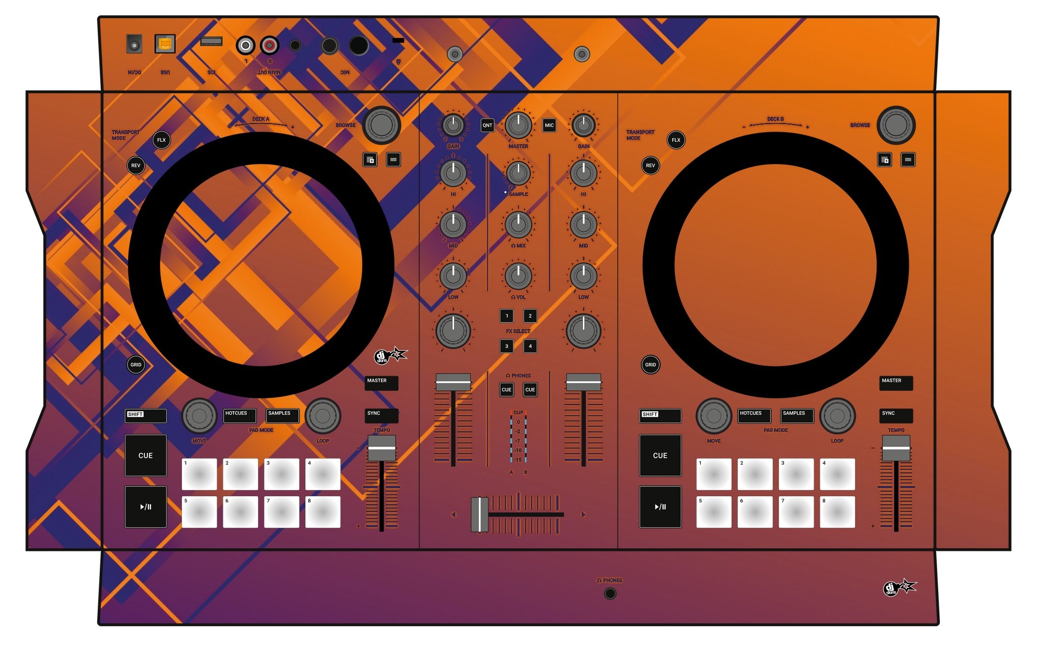 Native Instruments S2 MK3 Skin Squared Hollow