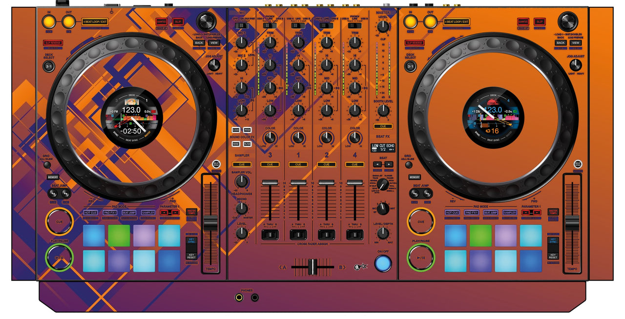 Pioneer DJ DDJ 1000 SRT Skin Squared Hollow