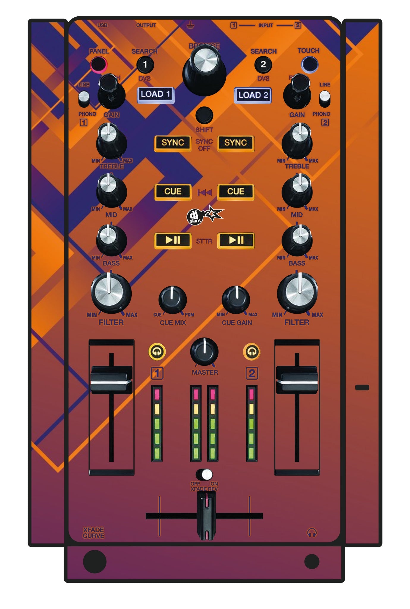 Akai Pro AMX Skin Squared Hollow