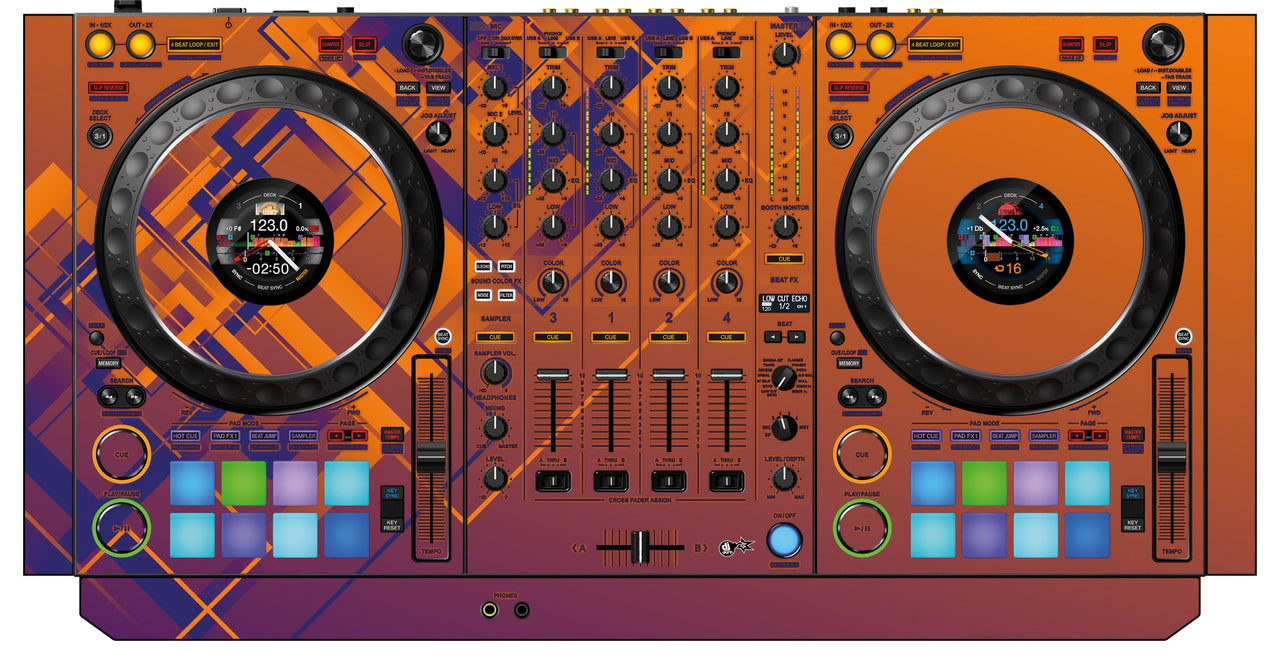 Pioneer DJ DDJ 1000 Skin Squared Hollow
