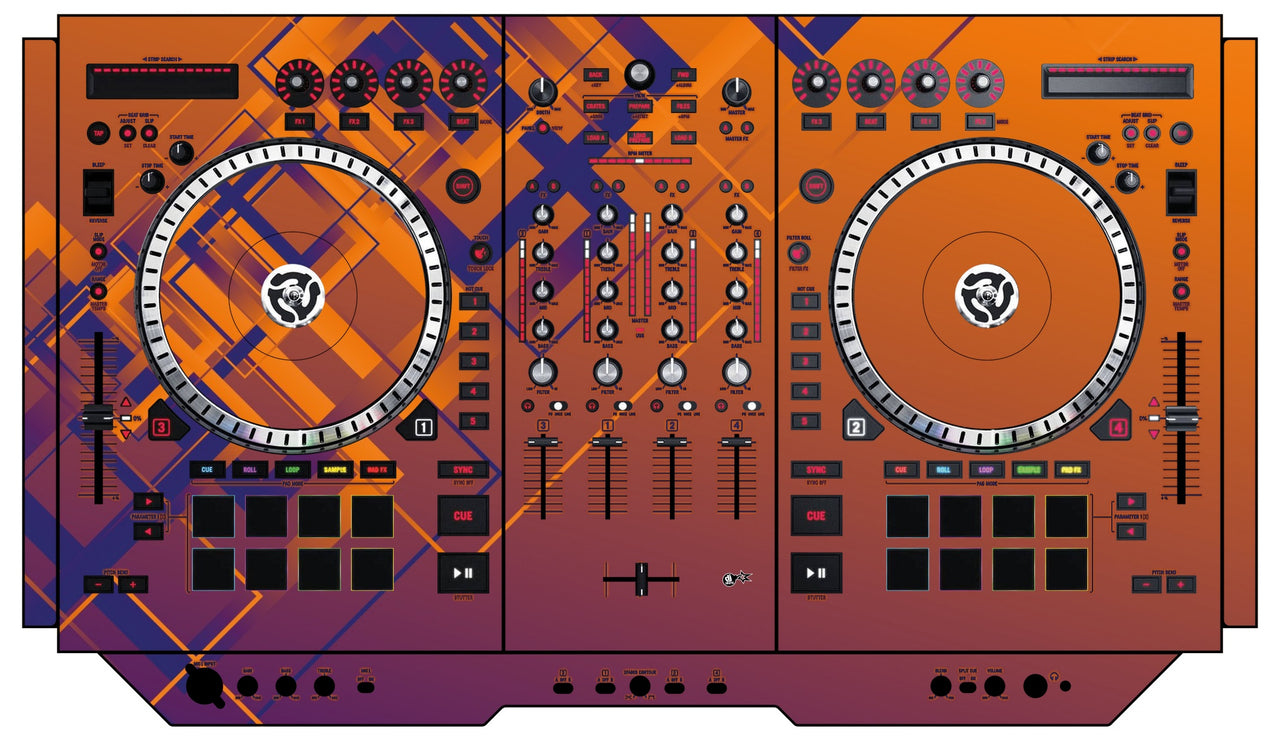 Numark NS 7 II Skin Squared Hollow