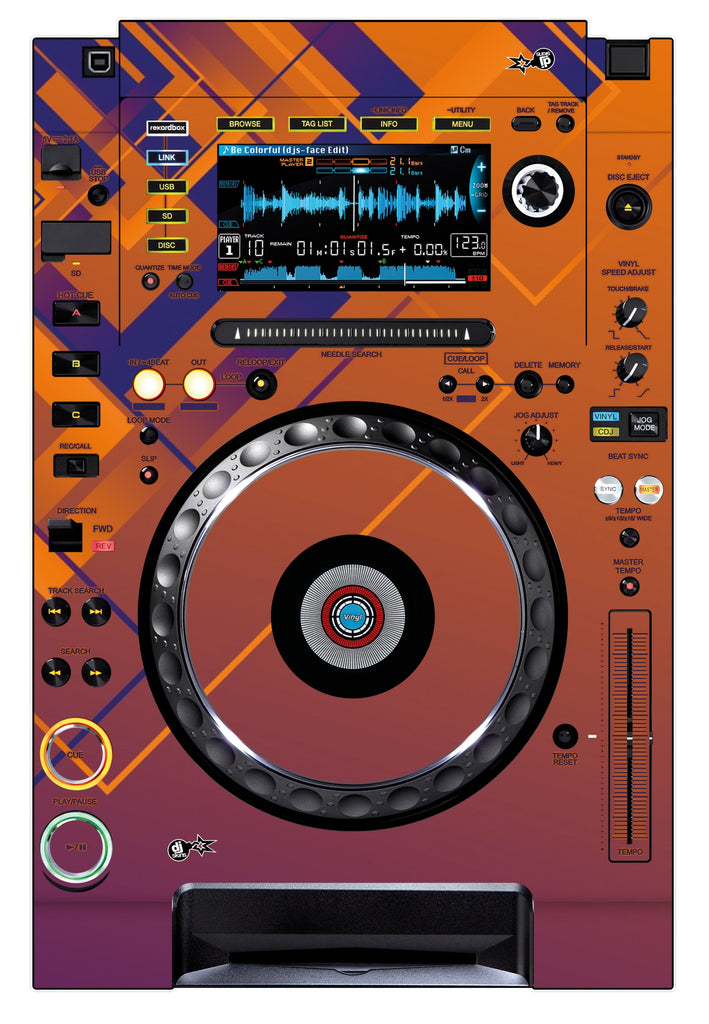 Pioneer DJ CDJ 2000 NEXUS Skin Squared Hollow