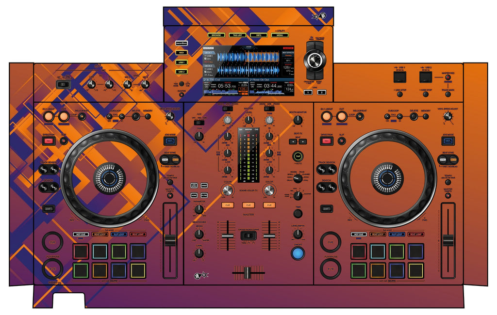 Pioneer DJ XDJ RX 2 Skin Squared Hollow