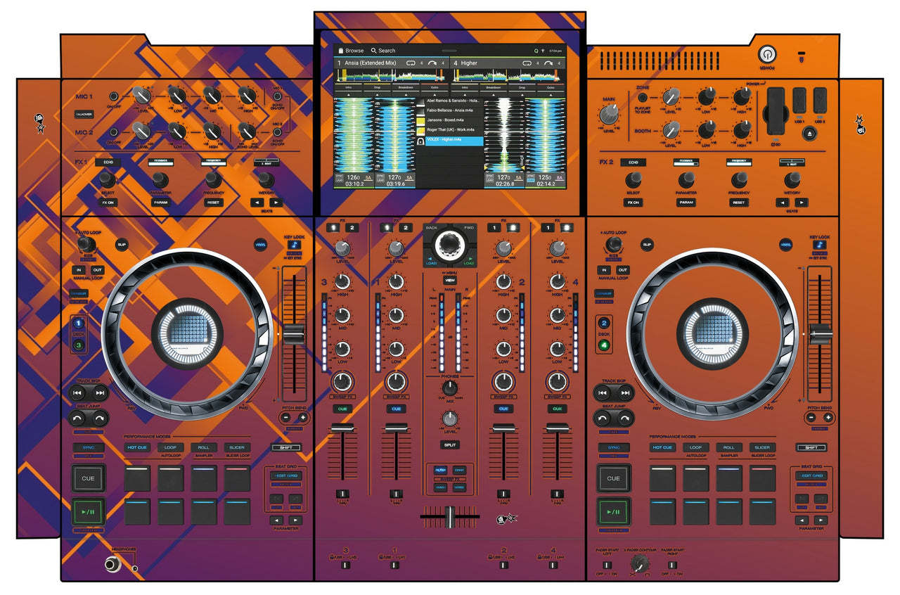 Denon DJ PRIME 4+ Skin Squared Hollow