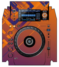 Pioneer DJ XDJ 1000 MK2 Skin Squared Hollow