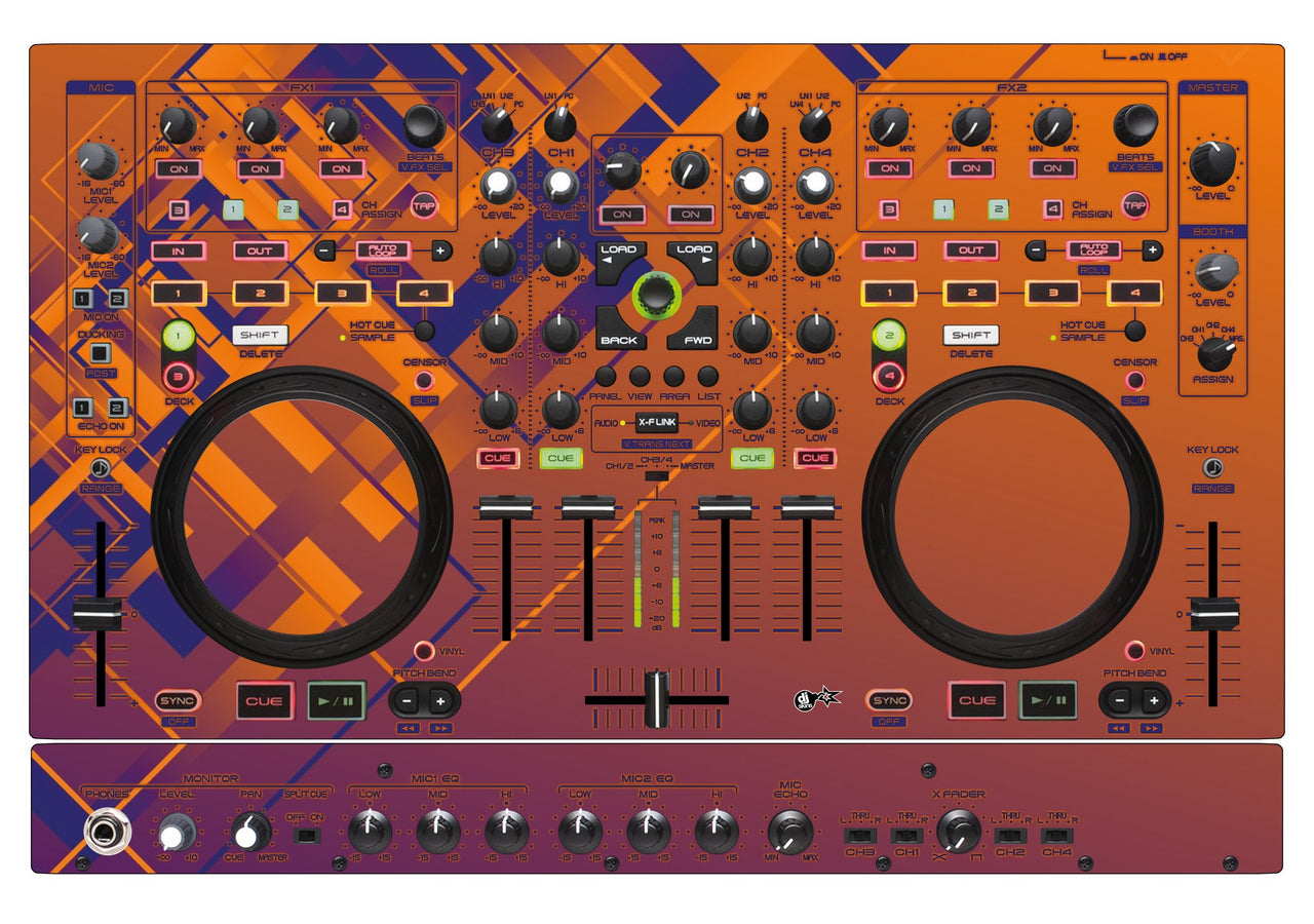 Denon DJ MC 6000 MK2 Skin Squared Hollow