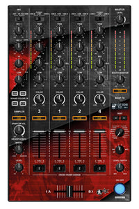 Pioneer DJ DDJ 1000 MIXER Skin Steelay Red