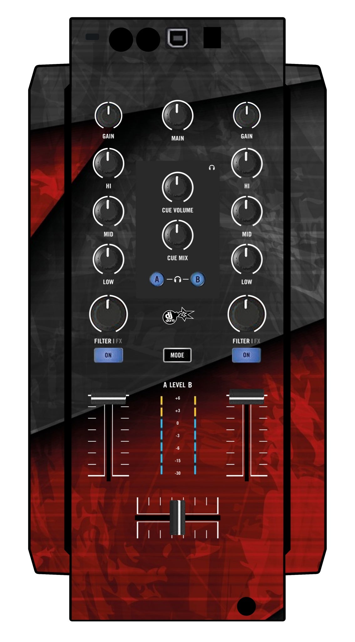 Native Instruments Z1 Skin Steelay Red