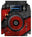 Pioneer DJ XDJ 1000 MK2 Skin Steelay Red