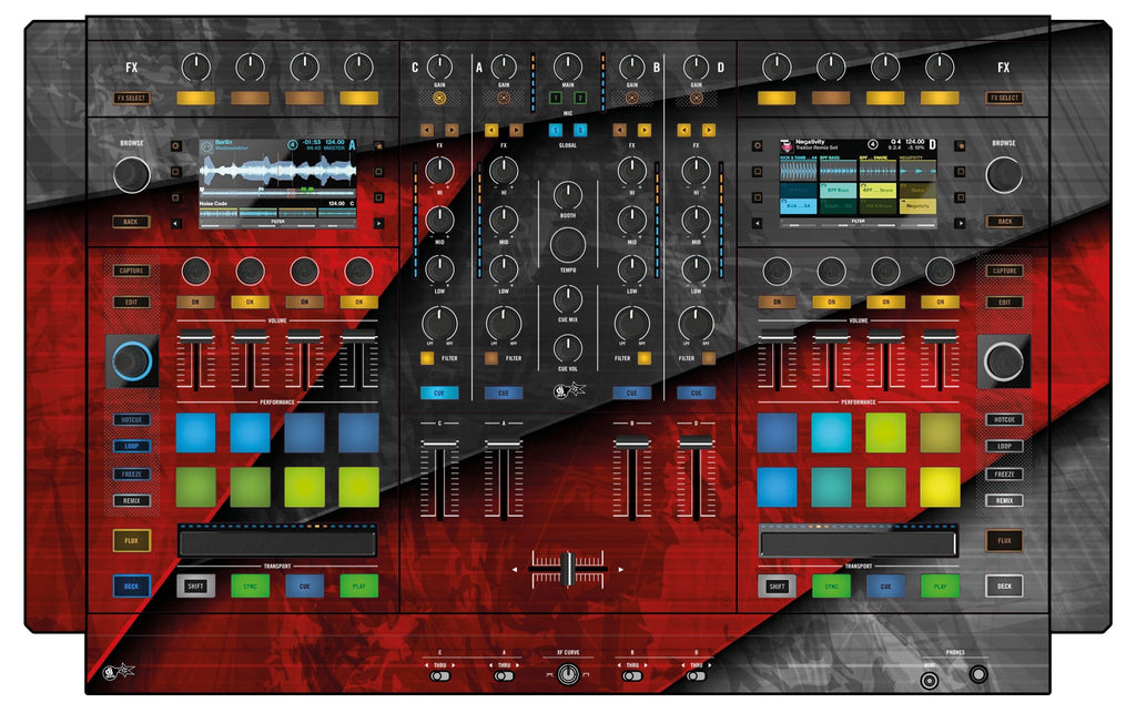Native Instruments S8 Skin Steelay Red