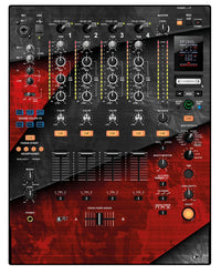 Pioneer DJ DJM 900 NEXUS Skin Steelay Red