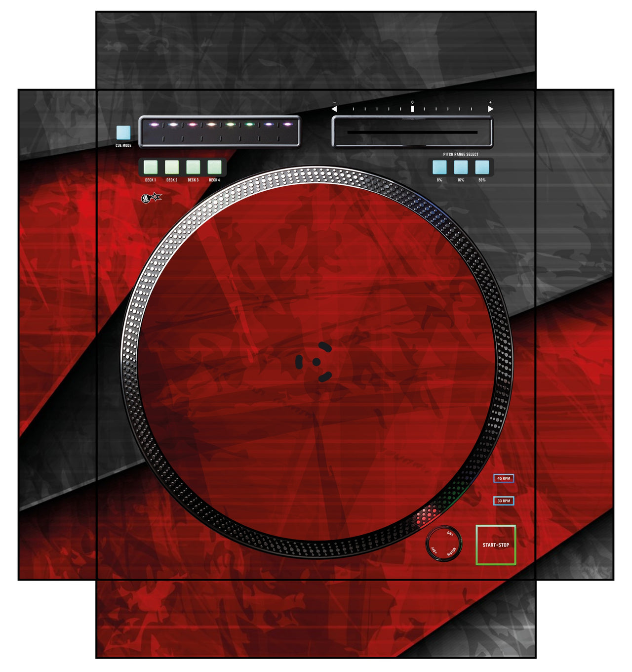 Rane TWELVE Skin Steelay Red