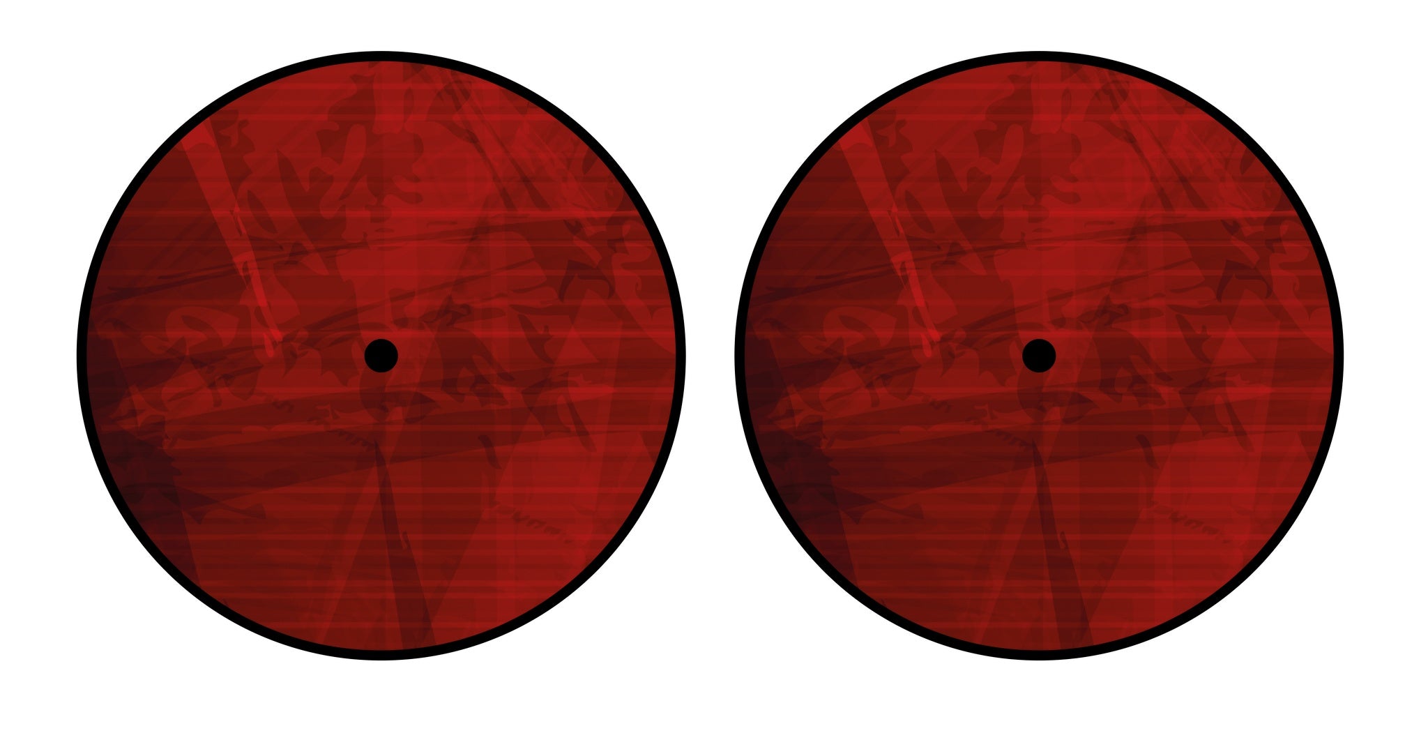 Universal Vinyl Labelsticker (12.5 cm - LARGE) Skin Steelay Red