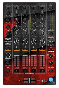 Pioneer DJ DDJ 1000 SRT MIXER Skin Steelay Red