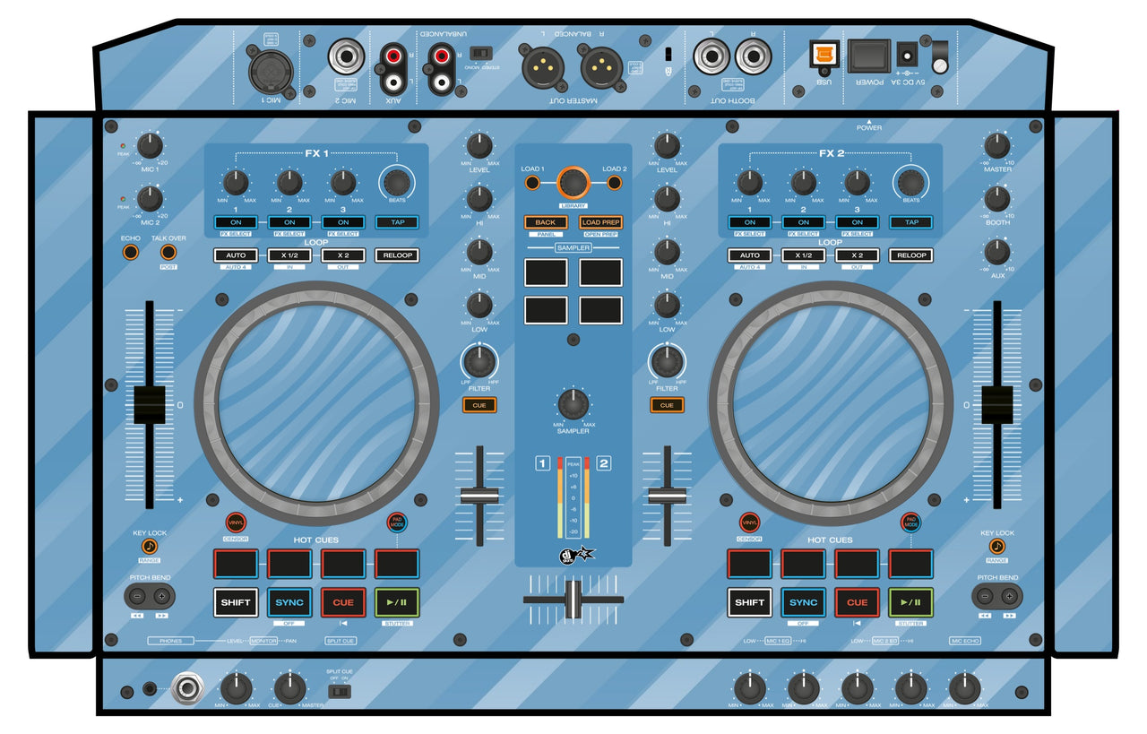 Denon DJ MC 4000 Skin Striper