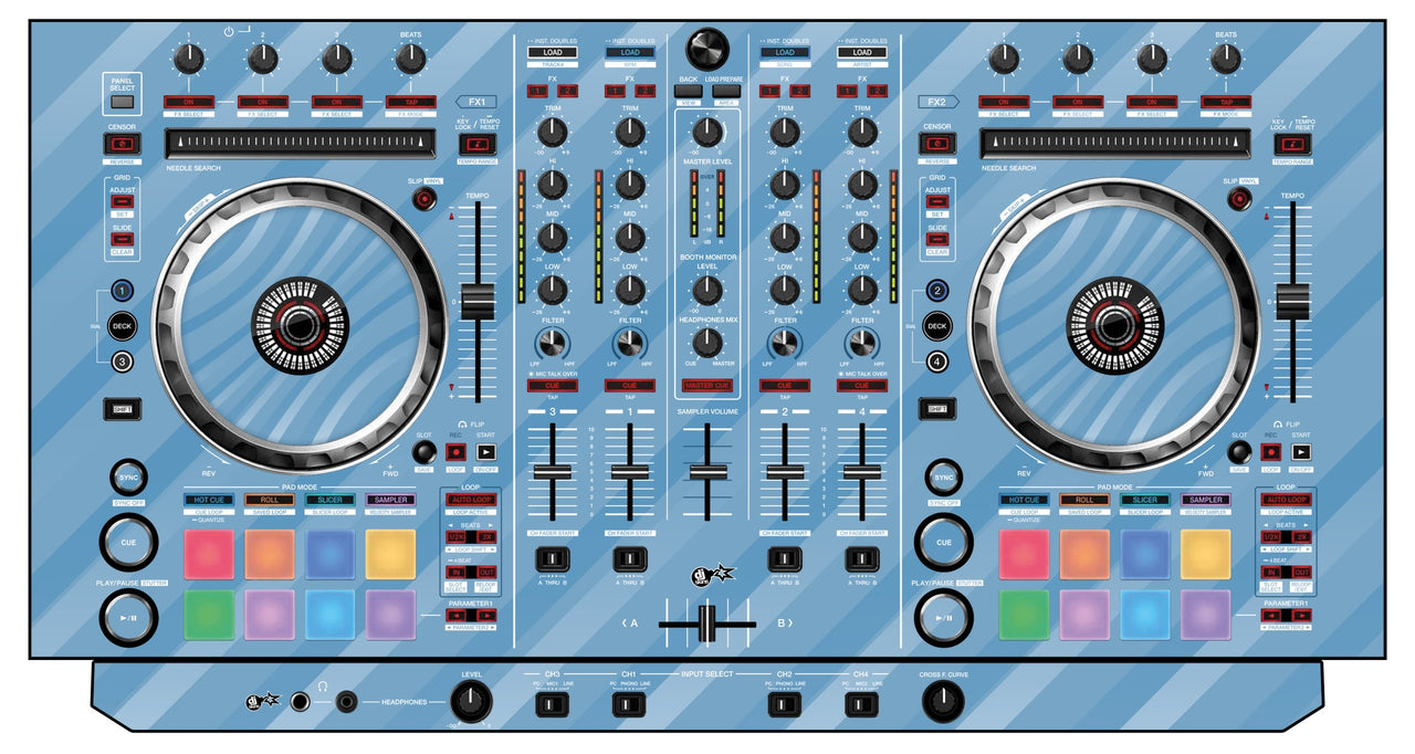 Pioneer DJ DDJ SX 2 Skin Striper