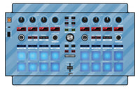 Pioneer DJ DDJ SP 1 Skin Striper