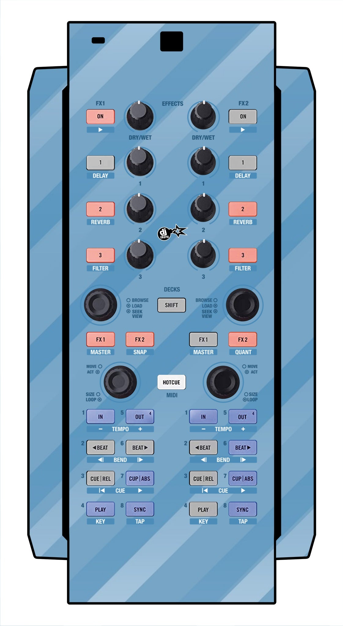Native Instruments X1 Skin Striper