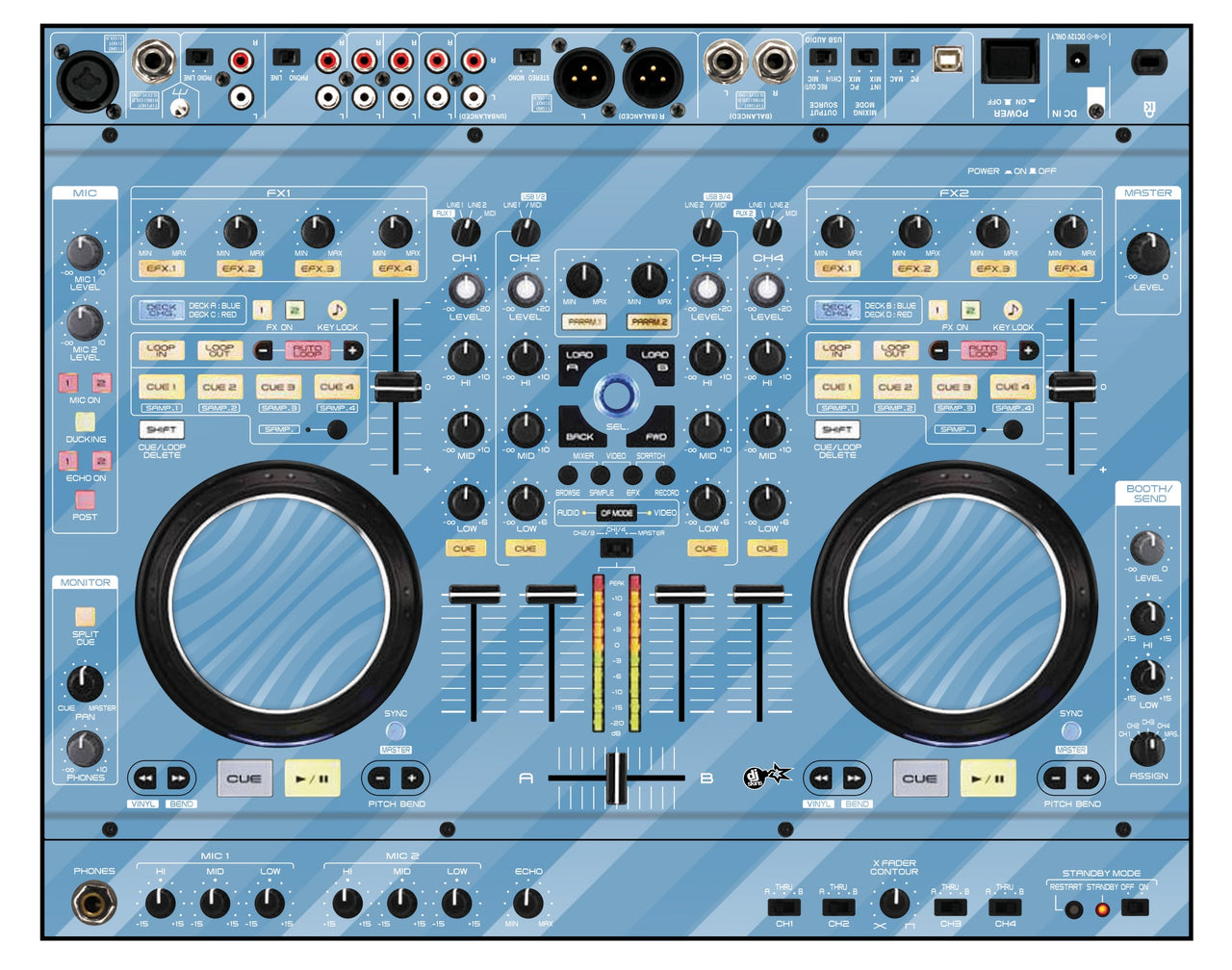 Denon DJ MC 6000 Skin Striper